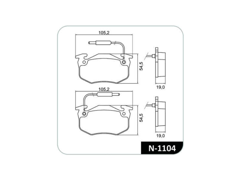 リブレ　100 Pastilha Freio Traseira Cobreq para Citroen ZX 2.0 16V 1.8 1.9 2.0