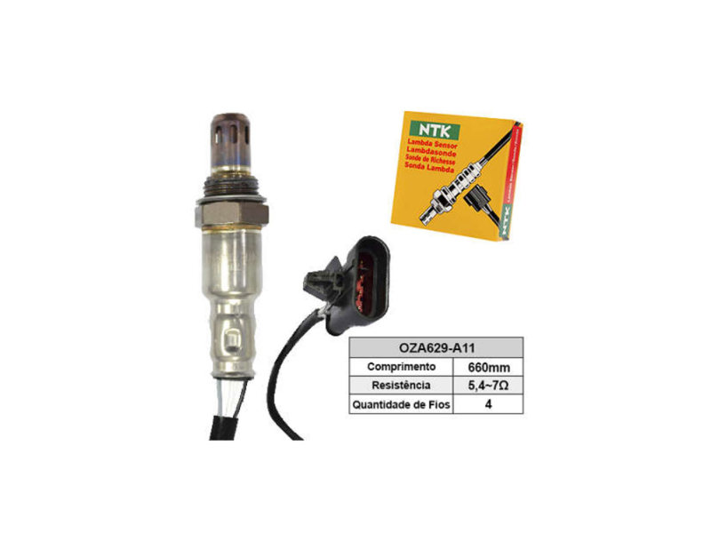 アサマロッド Sonda Lambda Pré Catalisador NTK para Fiat Cronos 1.8 16V E.torQ
