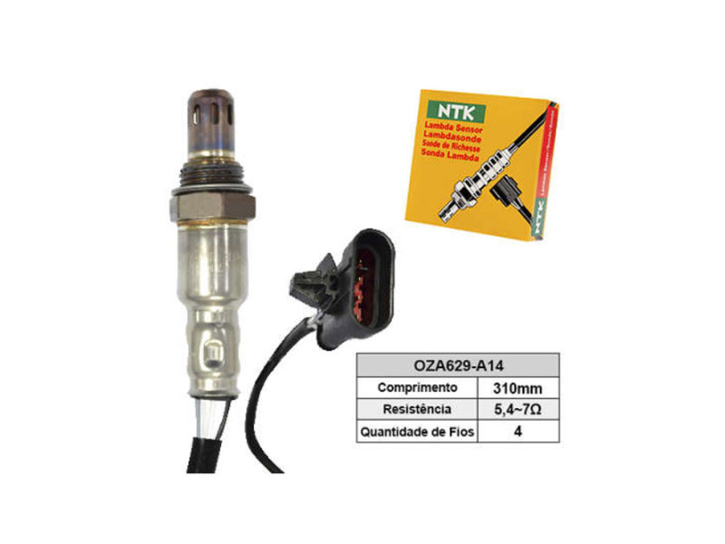 Sonda Lambda Pós Catalisador NTK para Fiat Doblò 1.8 16V E.torQ